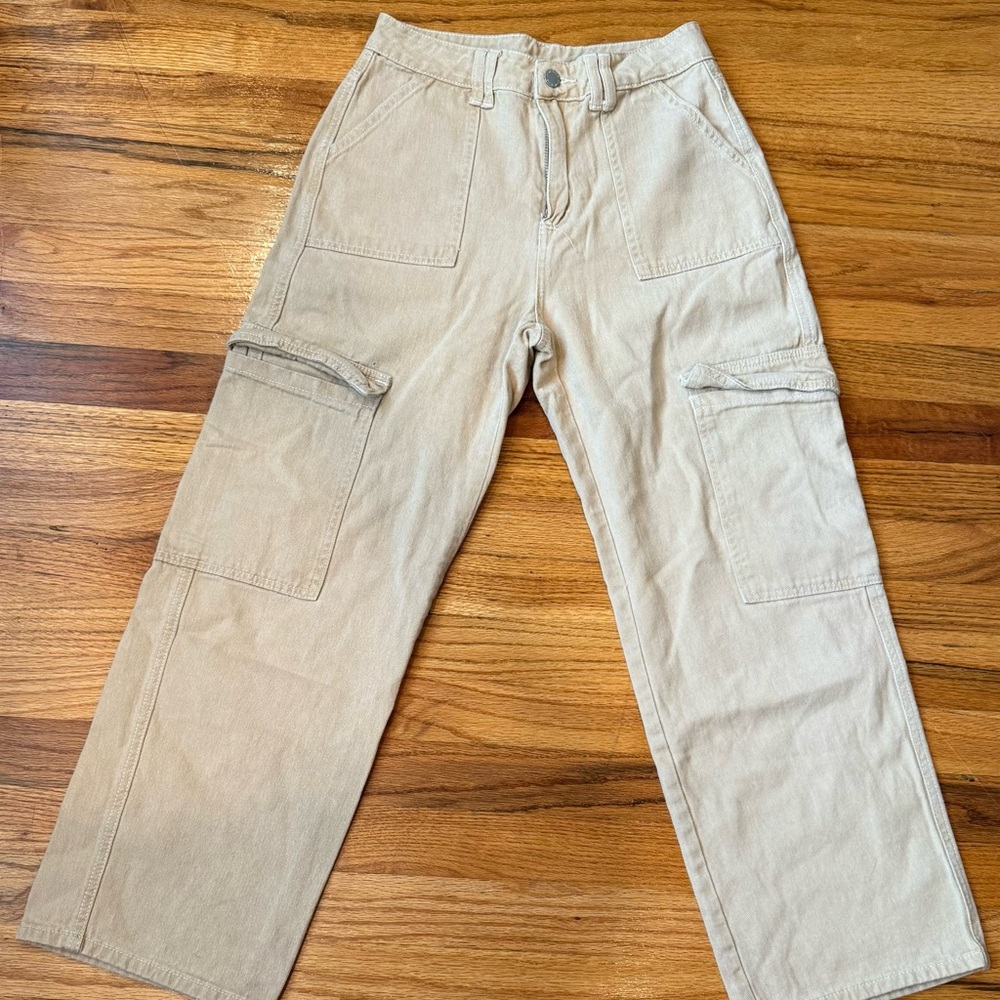 SHEIN Junior Beige Cargo Pants